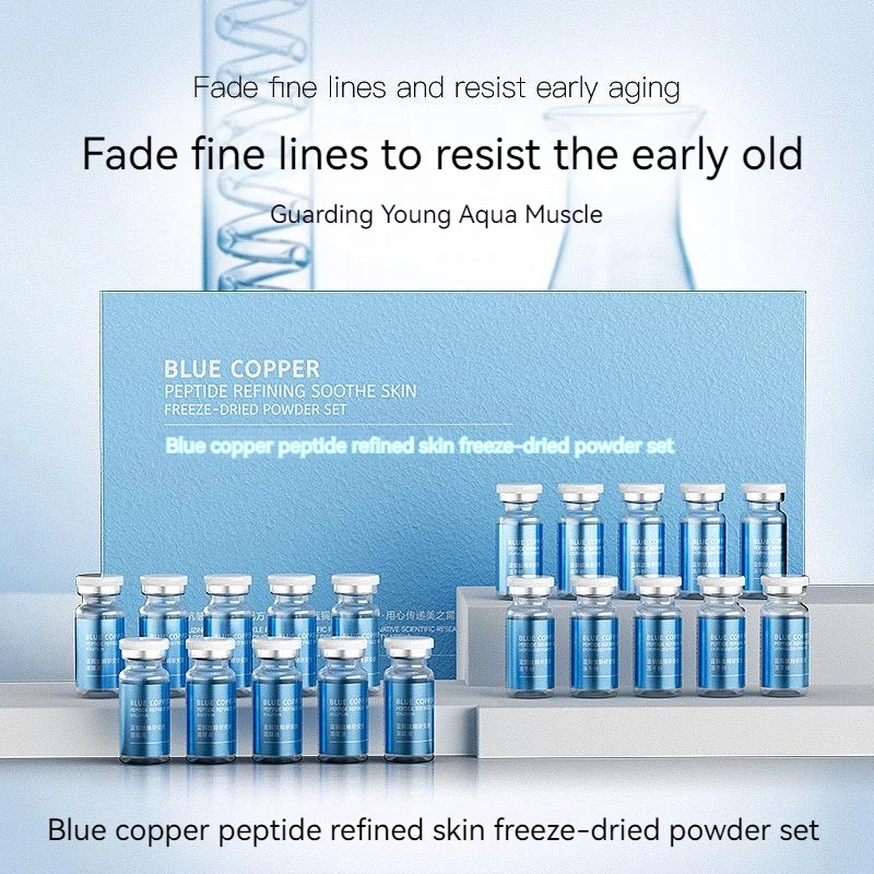 20pcs Blue Copper Peptide Free - огляд і ціна Oligopeptide Wrinkle